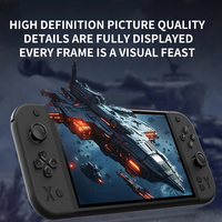 FORYOBUD G90 Konsol Game Genggam Portabel 7-inci 64GB 4000mAh Cocok untuk PSP/PS1 Retro TV Game Controller Hadiah untuk Anak Laki-laki