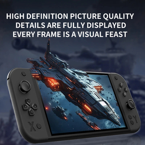 FORYOBUD G90 Console di Gioco Portatile da 7 Pollici, 64GB, 4000mAh, Compatibile con PSP/PS1, Controller per <span class=keywords><strong>Giochi</strong></span> Retrò TV, Regalo per Ragazzi - Product Image 3