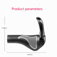 Poignées de guidon de vélo vtt en caoutchouc, embout de guidon ergonomique pour vélo de montagne