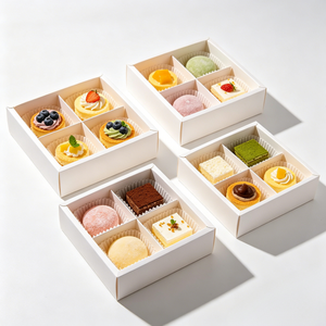 Caja para Cupcakes Personalizada para Fiestas de Cumpleaños Infantiles con Ventana de PET, Cajas de Regalo al por Mayor para Pasteles y Dulces para Niños - Product Image 4