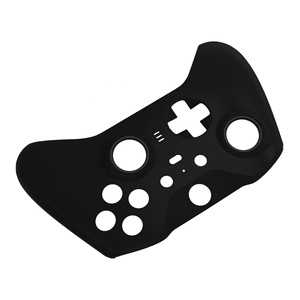 Black Soft Touch <b>Grip</b> Front Housing Shell & Accent Rings Replacement Faceplate Cover for Xbox One Elite <b>Controller</b> Series 2 - Product Image 2