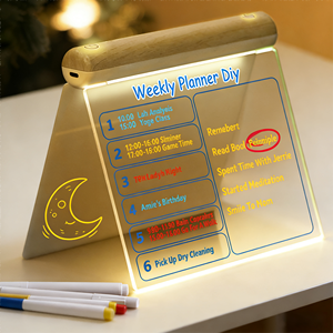 Tableaux lumineux pour enfants à sept couleurs, tableaux d'écriture effaçables, lampe en acrylique lumineuse en forme <span class=keywords><strong>de</strong></span> méduse, lampe <span class=keywords><strong>de</strong></span> nuit - Product Image 1