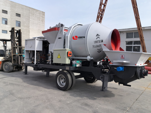 Hopper Core Components Motor y Motor 45KW Mezclador de cemento con bomba y manguera - Product Image 6