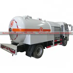 Cheaper Price Nigeria Mobile LPG Gas Refueling Trucks 2.5MT LPG Filling Capacity with LPG Dispenser Counter Print Paper