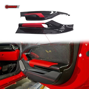 อะไหล่รถยนต์คุณภาพดีที่สุด สไตล์ OEM คาร์บอนไฟเบอร์แห้ง แผงประตูรถยนต์ สำหรับ Ferrari 488 - Product Image 2
