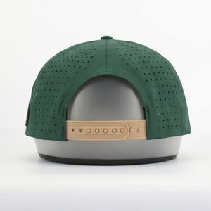 Cappellini da Baseball Tagliati al Laser con Ricamo 3D, MOQ Minimo 25 Pezzi, Cappello Perforato Regolabile con Ricamo Piatto per Uomo - Product Image 4