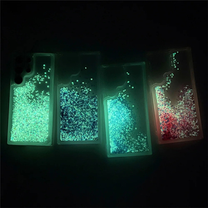 Nuit Glowing Glitter Quicksand Lumineux Clair étui pour samsung Galaxy S23 S22 S21 Ultra Plus S20 FE A71 A54 A52 A53 A13 A12 <span class=keywords><strong>A51</strong></span> - Product Image 2