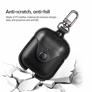Fundas protectoras de cuero para auriculares inalámbricos Airpod 2, venta al por mayor - Product Image 3