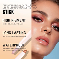 Fard à paupières liquide minéral de haute qualité, maquillage végétalien, haute pigmentation, lumineux, usage quotidien