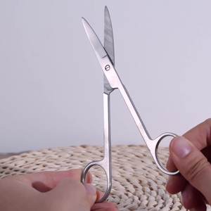 Instrumen Operasi Bedah Medis, Gunting Operasi Stainless Steel Kepala Lurus atau Melengkung - Product Image 4