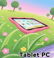 Tablette pour enfants de 8 pouces, Android 13, 4 Go de RAM, 128 Go de ROM, double caméra, 4000 mAh, Wifi 5G, CE FCC, ordinateur portable éducatif pour enfants, tablette Wifi PC