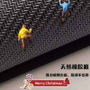 Posavasos navideños redondos de 14 cm, lavables, antideslizantes, para tazas de té, decoración de mesa. - Product Image 4