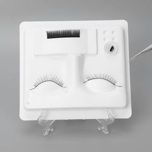 <b>Square</b> Eyelash Practice Training Lash Tray Plastic Lash Lift Grafting Display Plate Beauty <b>Tool</b> - Product Image 3