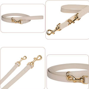Collier de luxe en cuir PU vegan noir personnalisé pour chien, réglable, avec boucle métallique, étanche, pour chiot et chien de taille moyenne, avec étiquette - Product Image 5