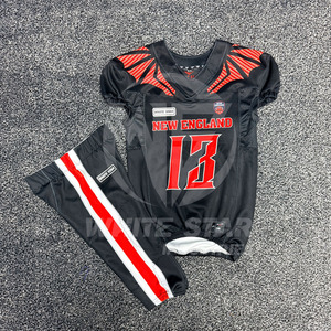 Uniformes de football américain de qualité supérieure, 100% polyester, avec impression par sublimation personnalisée, tissu respirant - Product Image 6