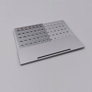 Metal Perpetual <b>Desk</b> Calendar Stand High Quality Custom Logo Promotional Desktop Business Gift - Product Image 3