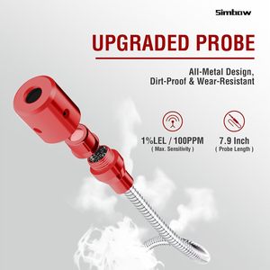 Détecteur de fuite de réfrigérant WJL-6000 PRO pour systèmes HVAC, batterie au lithium rechargeable, détecte <span class=keywords><strong>R32</strong></span>/R410A/R454B/R290 - Product Image 2