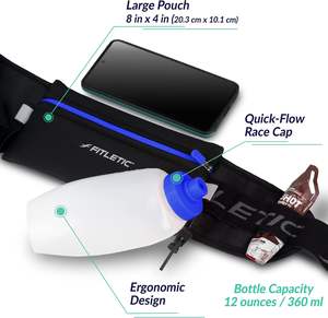 Free Sample Custom Runners Waterproof Hiking <b>Running</b> Hydration Belt Pack <b>Running</b> Belt <b>With</b> Water Bottle Holder - Product Image 6