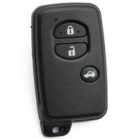 Vehicle Key 3 Buttons Black Remote Fob Locksmith Auto Replacement Car Key Shell for Smart Remote Key case with Blank Blade