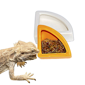 C-2 Cuencos de Cerámica Ecológicos para <span class=keywords><strong>Comida</strong></span> y Agua de Reptiles, Mini Comedero Antiescape para Lagartos y Geckos - Product Image 1