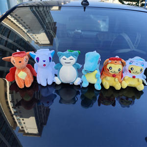 Peluche Pokémon Pikachu multicolore de 4 pouces, mignonne et douce, jouet en peluche Kawaii, pendentif pour <span class=keywords><strong>cartable</strong></span> et sac à dos - Product Image 3