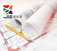 Rouleau de film de dessin Nanyang Dazzle Pet pour des dessins d'ingénierie détaillés