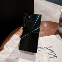 Casing ponsel pelindung Anti jatuh, casing ponsel pelindung Anti jatuh, desain Laser Aurora, untuk Samsung S24Ultra S23Ultra S22Ultra
