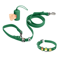 Nouveauté : Collier pour animaux de compagnie (chien, chat) en PVC imperméable, personnalisable avec logo et motif, réglable, de luxe, fabriqué par un fabricant.