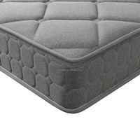 Matelas hybride haut de gamme à surface ferme, matelas Queen 180x200cm, mousse à mémoire de forme et ressorts ensachés