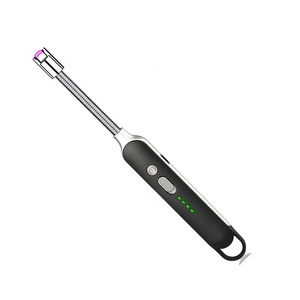 Mejor venta Flexible a prueba de viento USB recargable boda vela Iglesia vela encendedor arco único eléctrico barbacoa petardos encendedor - Product Image 1