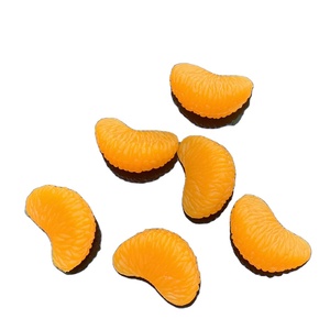 เค้กป๊อปซิเคิลรสส้มหวานๆ ขนมหวานฤดูร้อน สูตรทำฟรอสติ้ง ของเล่นพีวีซีรูปผลไม้ส้ม ของตกแต่งร้านเบเกอรี่ - Product Image 1