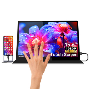 מסך מגע חדש בגודל 15.6 אינץ' 1080p HDR נייד למשחקים עם מסך IPS, רמקול מובנה ויציאת USB-<span class=keywords><strong>C</strong></span> - Product Image 1