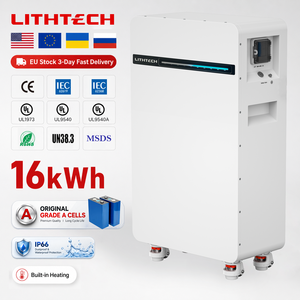 Batería de Litio para el Hogar LITHTECH CE IEC62619 de 16 kWh, 300 Ah, IP65, Solar, CAN para Almacenamiento - Product Image 4