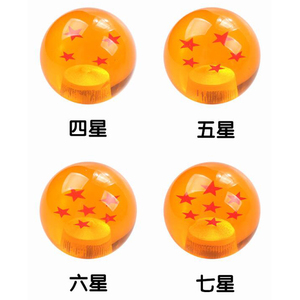 Pommeau de levier de vitesse Dragon Ball Z 54 mm en acrylique doré, pommeau de levier de vitesse anime pour voiture à transmission manuelle, modification intérieure JDM USDM - Product Image 6