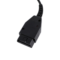 Personalizado OBD2 OBD16P Conector macho Encendedor de coche Cable Línea Lector de código Tipo