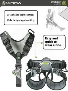 Xinda דור שלישי h סדרה longteng פרו מלא חגורת בטיחות גוף נשלפת החזה הרים כלי טיפוס הרים - Product Image 5