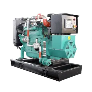 Natural gas turbine generator Official 50KW 62.5kVA Power Gas Turbine Gasoline Diesel Generator Price CUMMINS 4BTA3.9T