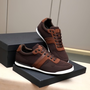 Chaussures de course décontractées en cuir souple de <span class=keywords><strong>style</strong></span> <span class=keywords><strong>anglais</strong></span> pour hommes avec semelles antidérapantes, rehaussantes, chaussures de sport décontractées à la mode - Product Image 4