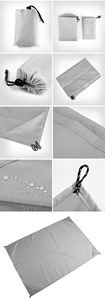 Tapis <span class=keywords><strong>de</strong></span> plage extérieur portable pliable, <span class=keywords><strong>couverture</strong></span> <span class=keywords><strong>de</strong></span> poche légère pour camping, randonnée, pique-nique, imperméable et anti-sable, <span class=keywords><strong>couverture</strong></span> <span class=keywords><strong>de</strong></span> sol - Product Image 4