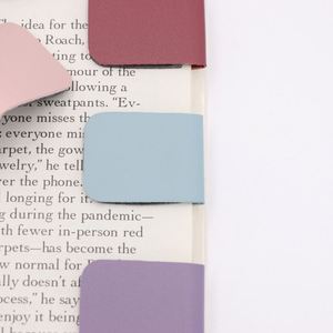 3 Days Shipping Promotional <b>Gift</b> Bookmark Magnetic Closure Book Clips Pu Leather Reading <b>Gifts</b> Accessories for Graduatoion - Product Image 4