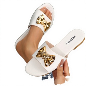 Women's Summer Fashion <b>Synthetic</b> <b>Leather</b> Flat Sandals Toe Open-Toe Breathable Strap Design Lightweight Non-Slip Rubber Sole - Product Image 3