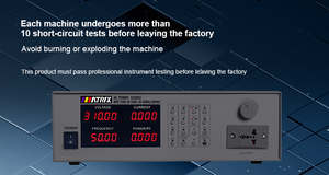 แหล่งจ่ายไฟฟ้ากระแสสลับแบบปรับความถี่ได้ รุ่น MATRIX 3KVA 500VA 1KVA 2KVA เฟสเดียว - Product Image 4