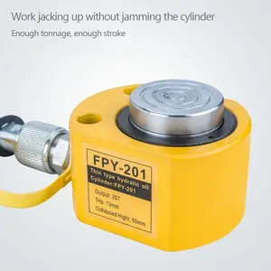 Glam FPY-20T 20T Mini hidrolik <span class=keywords><strong>Ram</strong></span> <span class=keywords><strong>Jack</strong></span> 13mm/0.51 ''inme geri çekilebilir bölünmüş tek etkili kaldırma araçları - Product Image 5