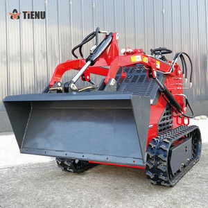 מיני מעמיס קומפקטי דיזל/בנזין להתאמה אישית 0.7 טון 0.8 טון 0.12 ㎡   מעמיס זחלי קטן למכירה - Product Image 2