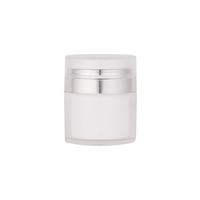 Pot de pompe en plastique acrylique sans air pour Lotion, vente en gros d'usine, 15g, 30g, 50g, Logo de couleur personnalisé
