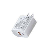 Adaptateur de charge rapide GaN USB-C vers USB-A 25W certifié PSE japonais, compatible avec les téléphones et appareils aux spécifications japonaises