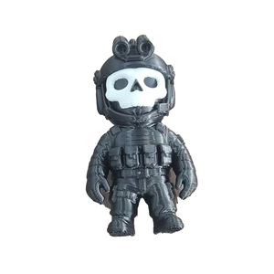 Figura de Acción de Guerrero Esqueleto Impresa en 3D Personalizada, Duradera, de PLA, Producto Promocional Nuevo de Plástico ODM/OEM, Precio de Fábrica - Product Image 2