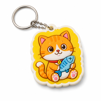 Llavero de Animales con Diseños Personalizados y Logotipo de Empresa, Patrones Coloridos para Niños, Recuerdo