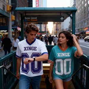 Maillot de football respirant à col en V et manches courtes avec logo graphique personnalisé 2026, maillot de basketball décontracté unisexe, t-shirt court et ample - Product Image 1