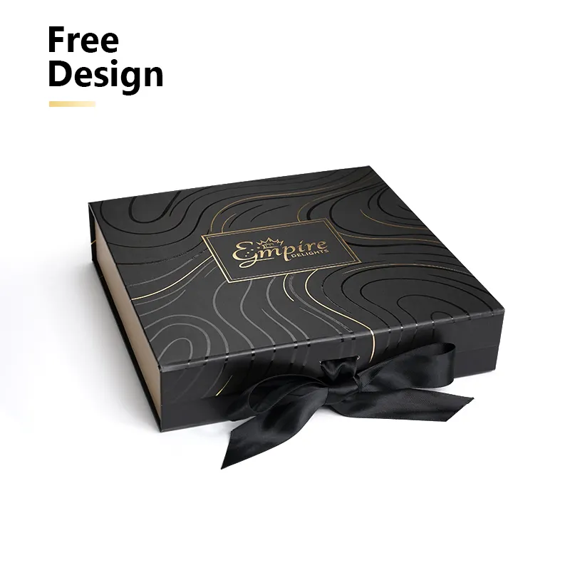 चॉकलेट बॉक्स लक्जरी उच्च गुणवत्ता कस्टम कार्डबोर्ड पैकेजिंग बॉक्स कुकी/कैंडी/मैक्रॉन पैकेजिंग बॉक्स कुशन के साथ कुशन
